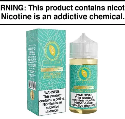 GREEN CEDAR BY GOLD LEAF 100ML