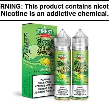GREEN APPLE CITRUS BY THE FINEST SWEET AND SOUR SERIES 120ML