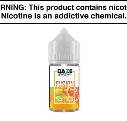 GRAPEFRUIT ORANGE MANGO BY 7 DAZE FUSION SALT 15ML/30ML