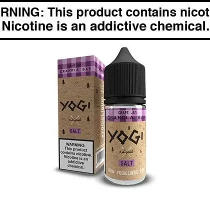 GRAPE JAM GRANOLA BAR BY YOGI SALT 30ML