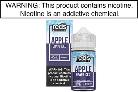GRAPE APPLE ICED BY REDS E JUICE 60ML/100ML