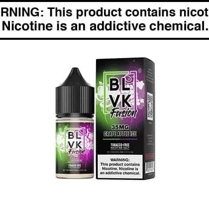 GRAPE APPLE ICE BY BLVK FUSION SALTS 30ML