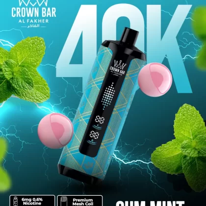 Al Fakher Crown Bar Mega Max 40k - Gum Mint