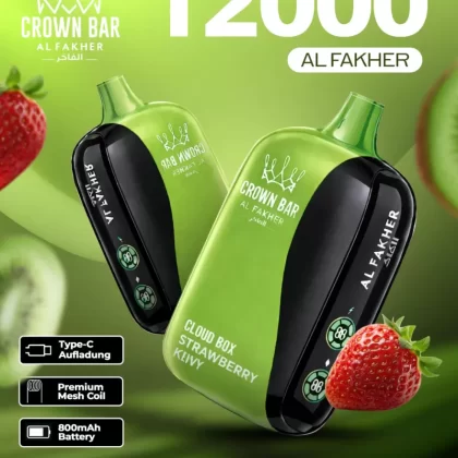 Al Fakher Vape 12000 - Strawberry Kiwi