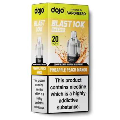 Pineapple Peach Mango Pod & Refill by Dojo Blast 10k - 20 mg/ml