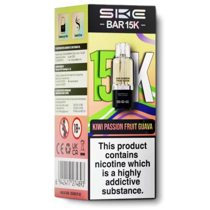 Kiwi Passionfruit Guava by SKE Bar 15K - 20 mg/ml