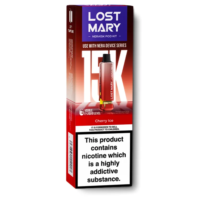 Cherry Ice Nera 15K Refill Pods by Lost Mary - 20 mg/ml
