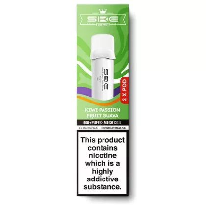 Kiwi Passion Fruit Guava SKE 600 Pro Pods - 10 mg/ml