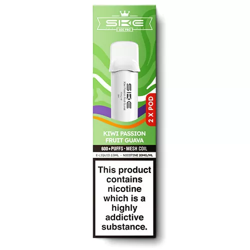 Kiwi Passion Fruit Guava SKE 600 Pro Pods - 10 mg/ml