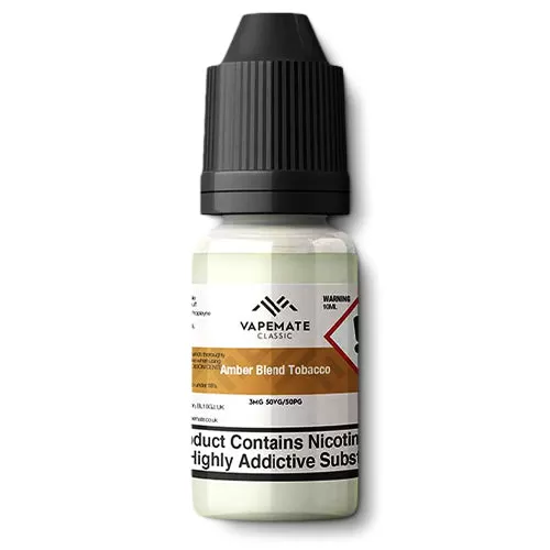 Amber Blend Tobacco by Vapemate - 18 mg/ml