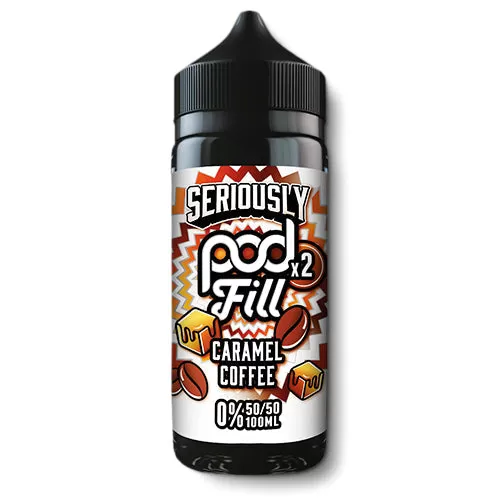 Caramel Coffee Shortfill by Seriously Pod Fill X2 - 0 mg/ml