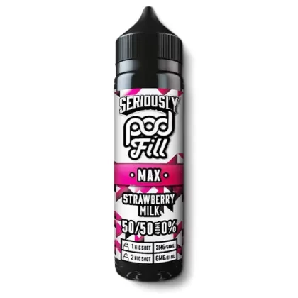 Strawberry Milk Shortfill by Seriously Pod Fill Max - 0 mg/ml