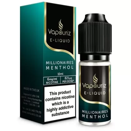 Millionaires Menthol by Vapouriz - 18 mg/ml