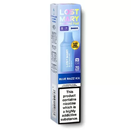Blue Razz Ice BM600 Pods by Lost Mary - 20 mg/ml