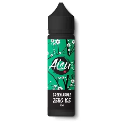 Green Apple Zero Ice Shortfill by Aisu - 0 mg/ml