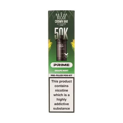 Grape Mint 50K Hypermax Prime Prefilled Pod + Refill by Al Fakher