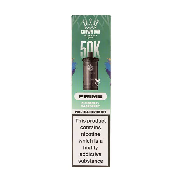 Blueberry Raspberry 50K Hypermax Prime Prefilled Pod + Refill by Al Fakher