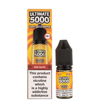Tropical Crush Nic Salt E-Liquid by Ultimate 5000 Bar Salt - 20mg
