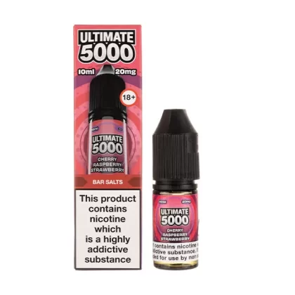 Cherry Raspberry Strawberry Nic Salt E-Liquid by Ultimate 5000 Bar Salt - 20mg