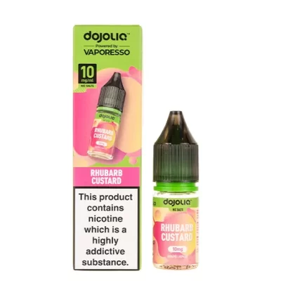 Rhubarb Custard Dojoliq Nic Salt E-Liquid by Vaporesso - 10mg