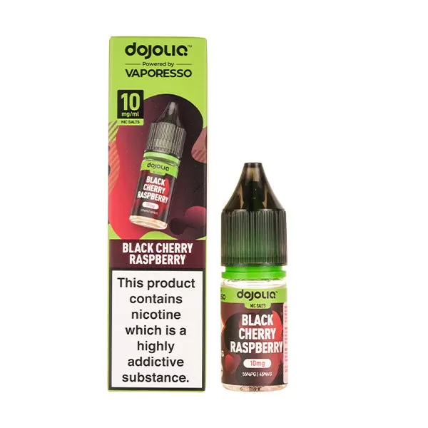 Black Cherry Raspberry Dojoliq Nic Salt E-Liquid by Vaporesso - 10mg