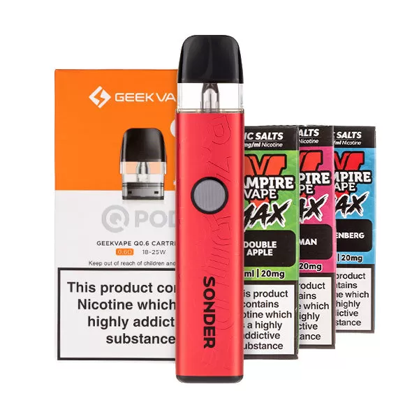 Geek Vape Sonder Q3 Pod Kit Bundle - Vibe Blue / 0.8ohm - Image 2