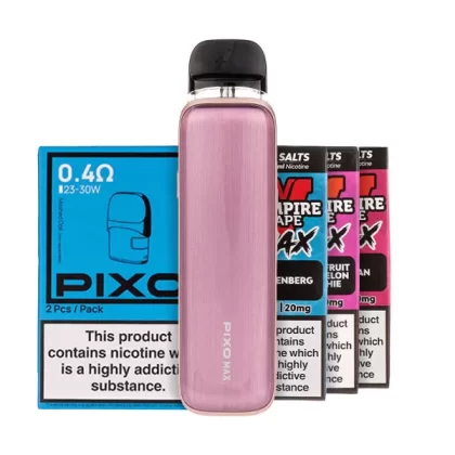 Aspire Pixo Max Pod Kit Bundle - Speedy Black / 0.4ohm
