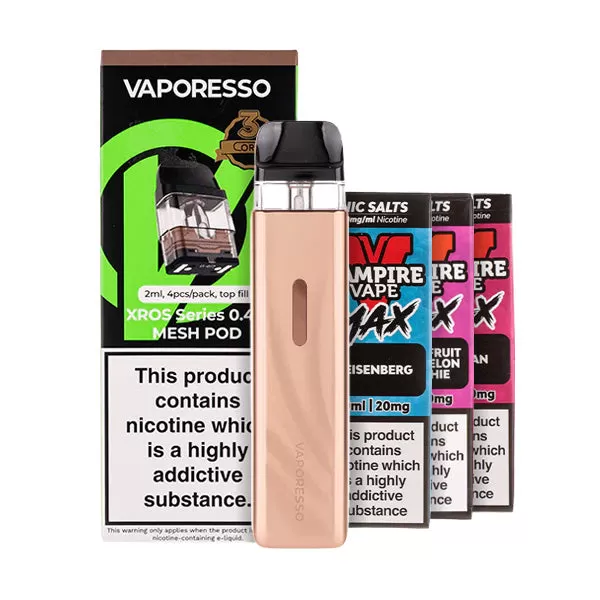 Vaporesso XROS 6 Mini Pod Kit Bundle - Black / 0.6ohm - Image 2