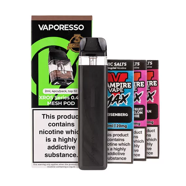 Vaporesso XROS 6 Mini Pod Kit Bundle - Titanium Silver / 0.4ohm