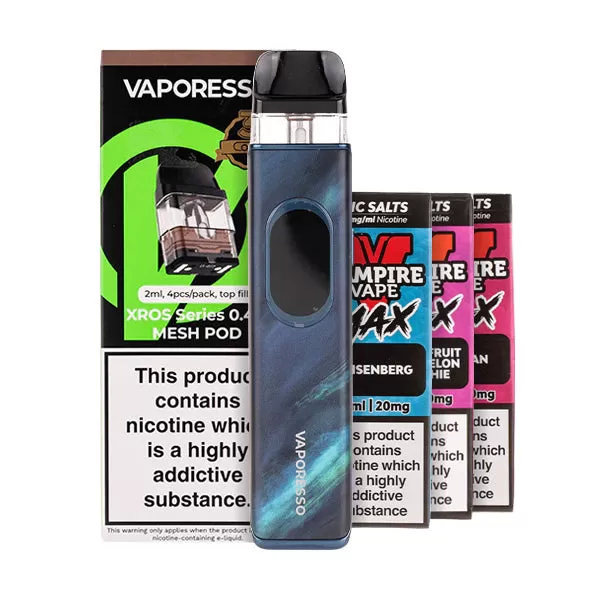 Vaporesso XROS 6 Pod Kit Bundle - Slate Black / 0.6ohm - Image 2