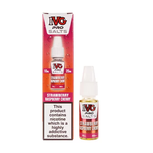 Strawberry Raspberry Cherry Nic Salt E-Liquid by IVG Pro Salts - 10mg
