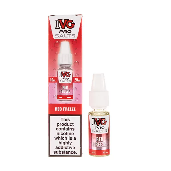 Red Freeze Nic Salt E-Liquid by IVG Pro Salts - 20mg