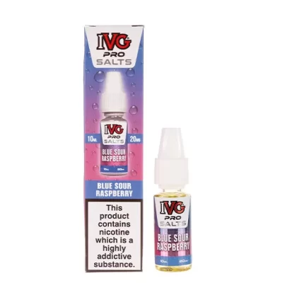 Blue Sour Raspberry Nic Salt E-Liquid by IVG Pro Salts - 20mg