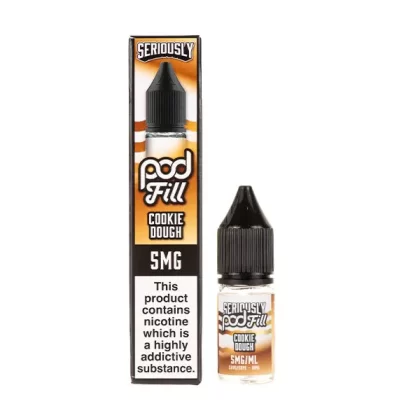 Cookie Dough Nic Salt E-Liquid by Seriously Pod Fill - 10mg