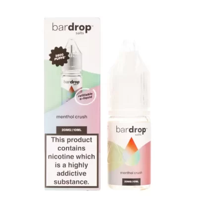 Menthol Crush Nic Salt E-liquid by Bar Drop - 5mg