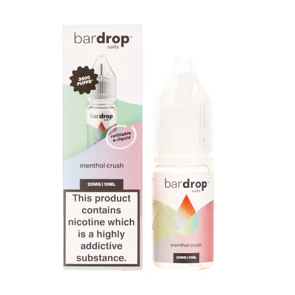 Menthol Crush Nic Salt E-liquid by Bar Drop - 5mg