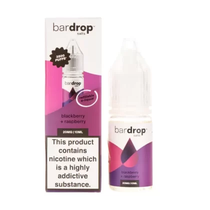Blackberry Raspberry Nic Salt E-liquid by Bar Drop - 20mg