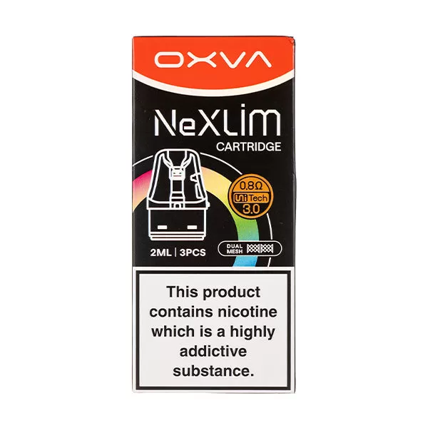 Oxva NeXlim UNITECH 3.0 Replacement Pods - 0.6ohm - Image 2