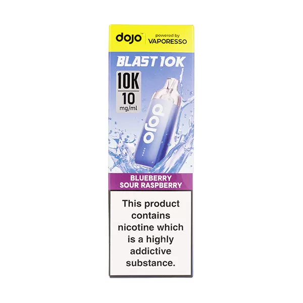 Vaporesso Dojo Blast 10K Prefilled Pod Kit - 10mg - Straw Raspberry Cherry Ice - Image 3