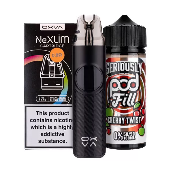 OXVA NeXlim Nicotine Free Bundle - Dark Grey / 0.6ohm - Image 2
