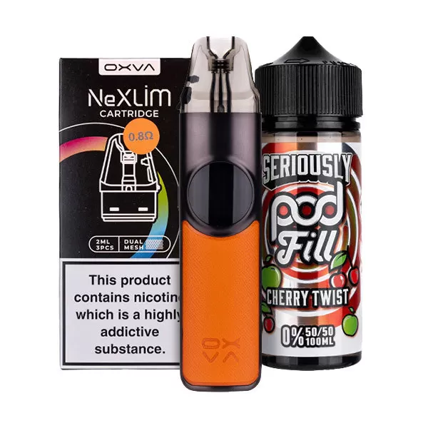 OXVA NeXlim Nicotine Free Bundle - Black Warrior / 1.2ohm - Image 3