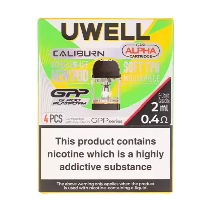Uwell Caliburn GPP Alpha Replacement Pods - 0.6ohm