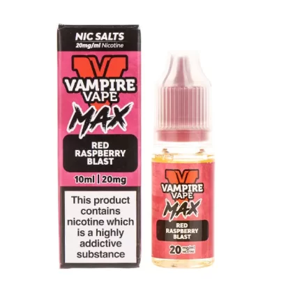 Red Raspberry Blast Nic Salt E-Liquid by Vampire Vape Max - 5mg