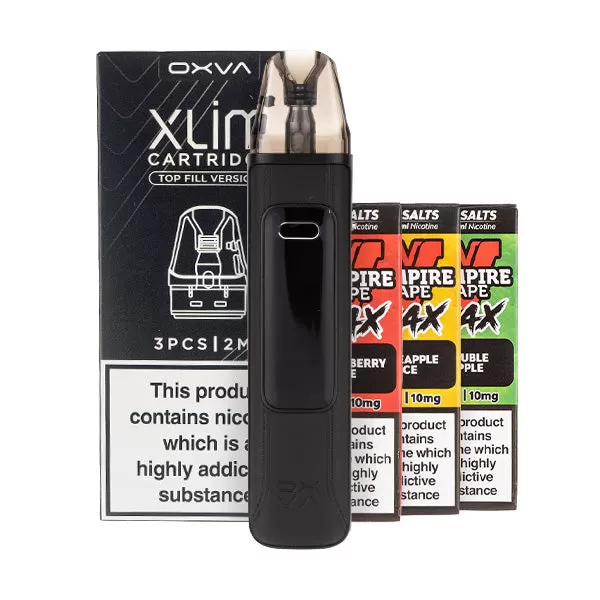 OXVA Xlim Pro 3 Pod Kit Bundle - Purple Silk / 1.2ohm