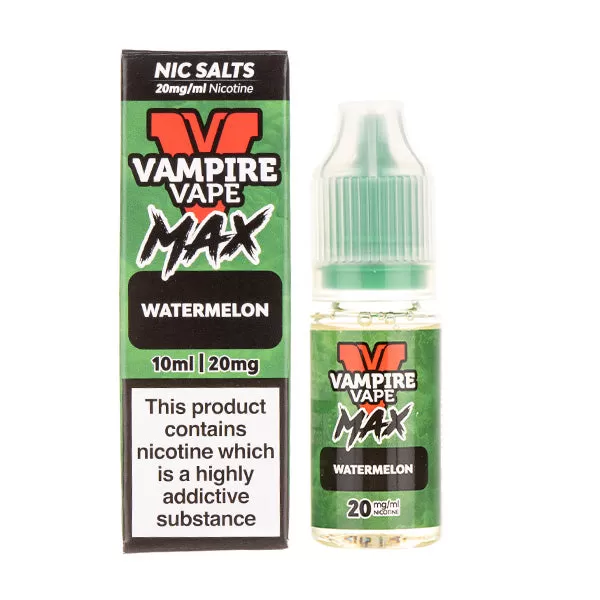 Watermelon Nic Salt E-Liquid by Vampire Vape Max - 20mg - Image 2