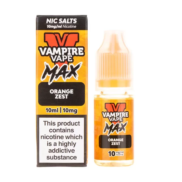 Orange Zest Nic Salt E-Liquid by Vampire Vape Max - 20mg