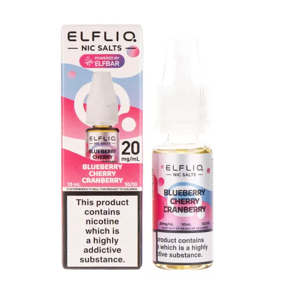 Blueberry Cherry Cranberry Nic Salt E-Liquid by Elf Bar ELFLIQ - 20mg