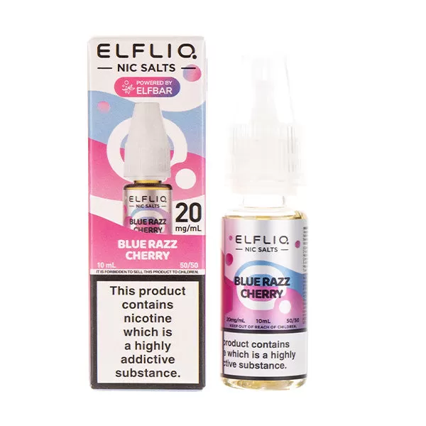 Blue Razz Cherry Nic Salt E-Liquid by Elf Bar ELFLIQ - 5mg