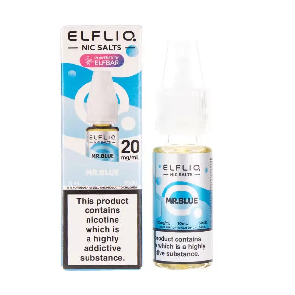 Mr Blue Nic Salt E-Liquid by Elf Bar ELFLIQ - 10mg