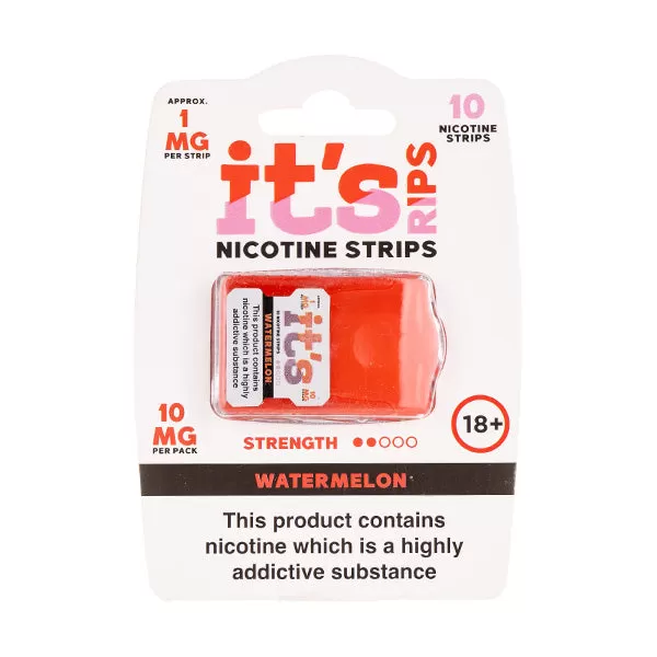 RIPS Watermelon Nicotine Strips by It's - 1mg - Image 2